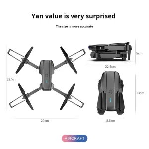 Professional E99&K3 RC Drone Foldable 4K HD Aerial Photography Quadcopter with Optical Flow Positioning Altitude Hold Drone Toys.